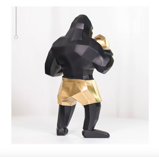 Sculpture Gorilles Boxeur
