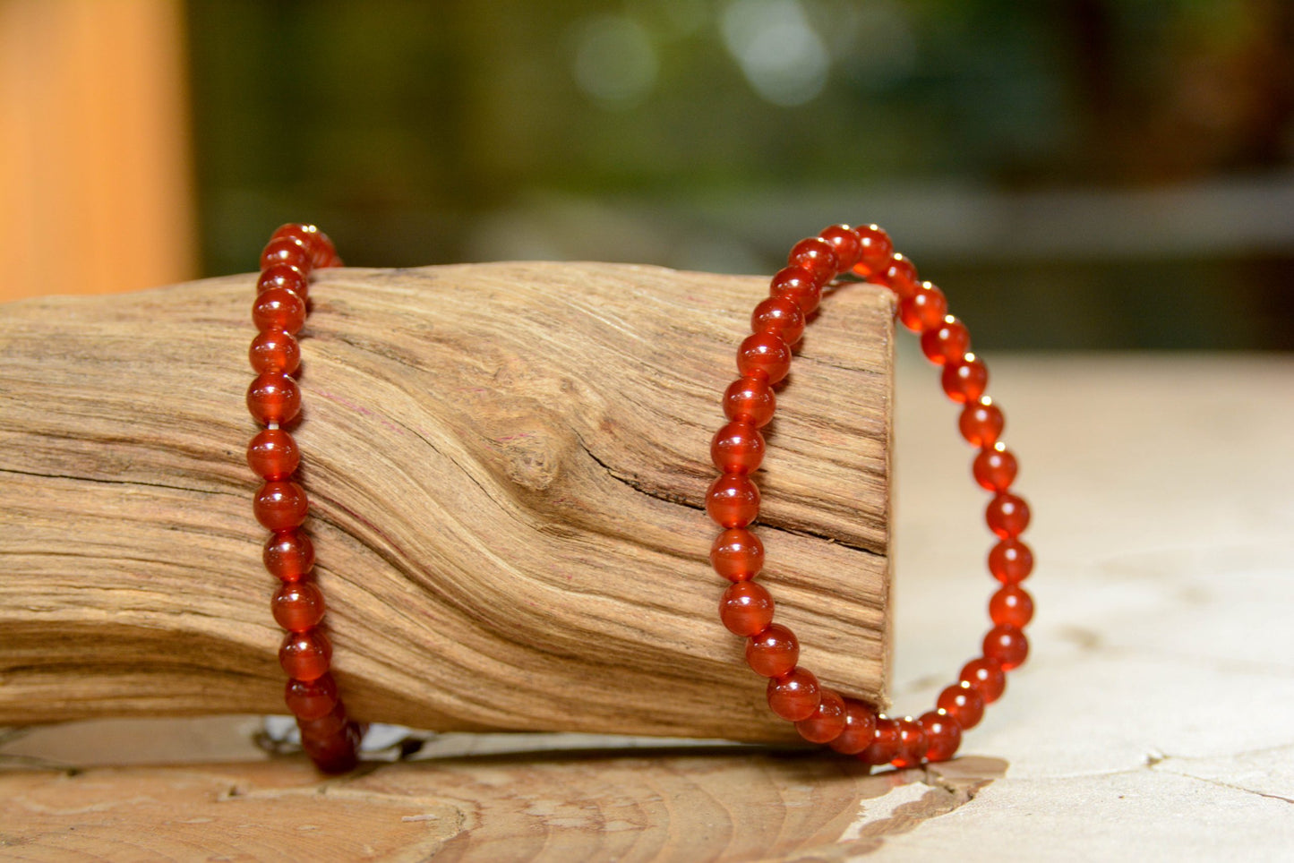 Bracelet en pierre Cornaline