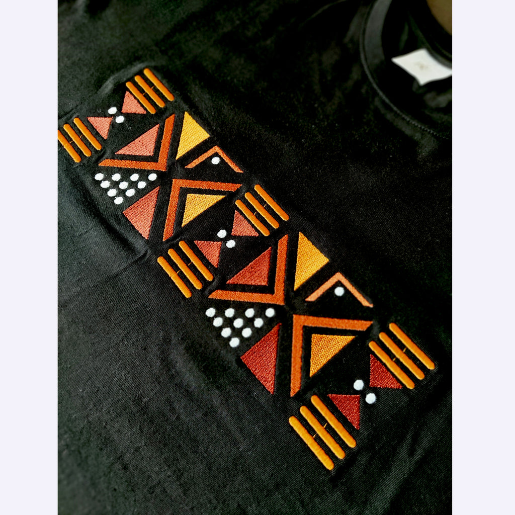 T-shirt Brodée Bogolan