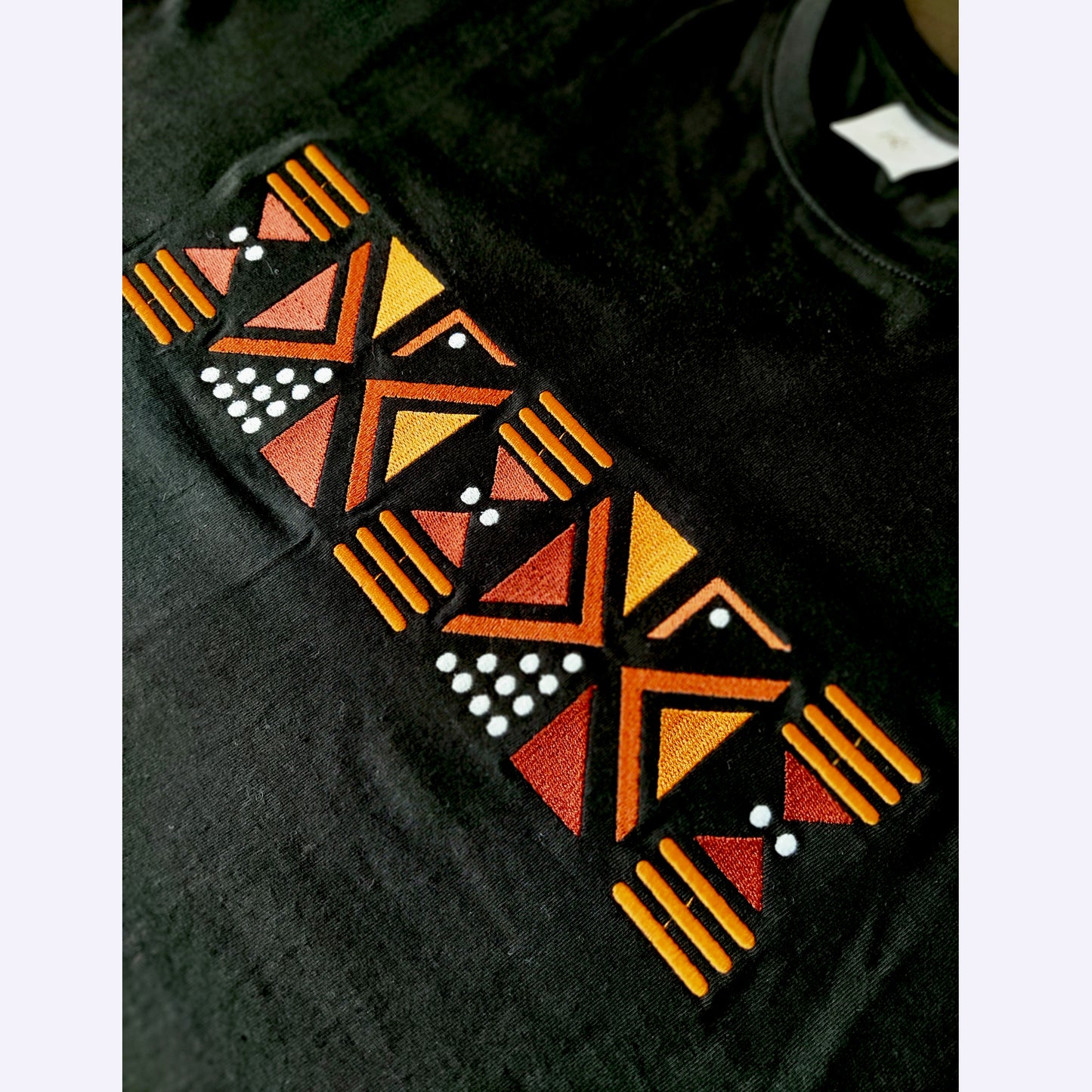 T-shirt Brodée Bogolan