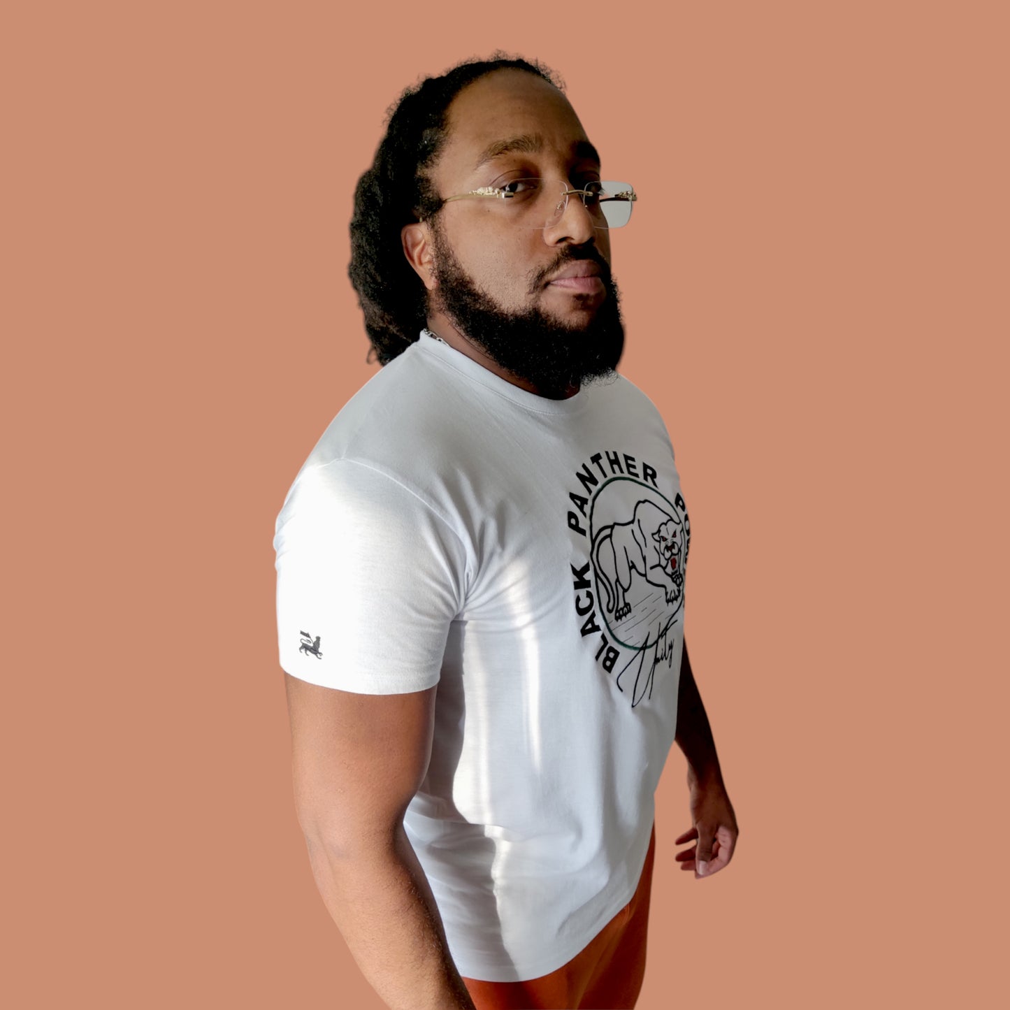 T-shirt Brodée Black Panther