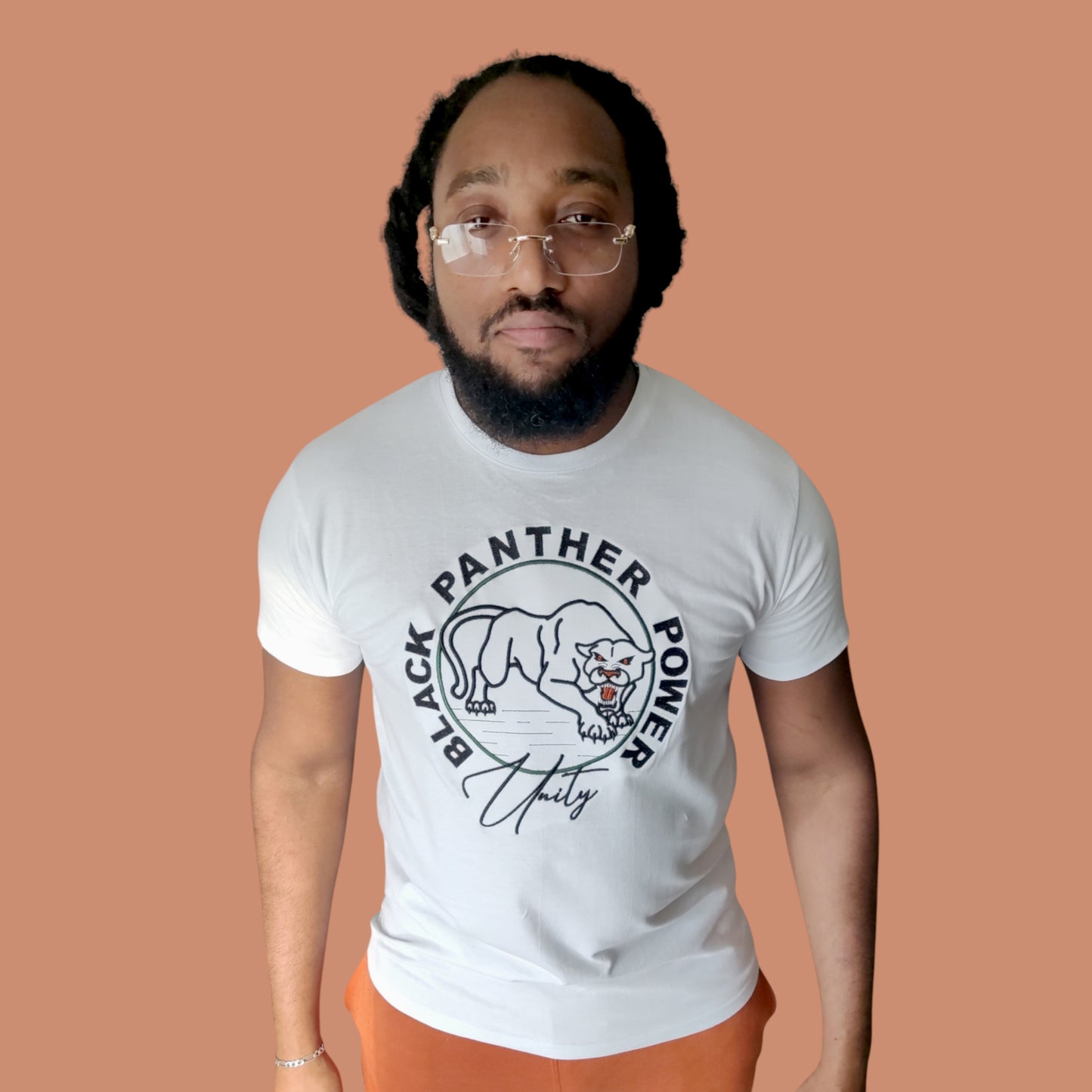 T-shirt Brodée Black Panther