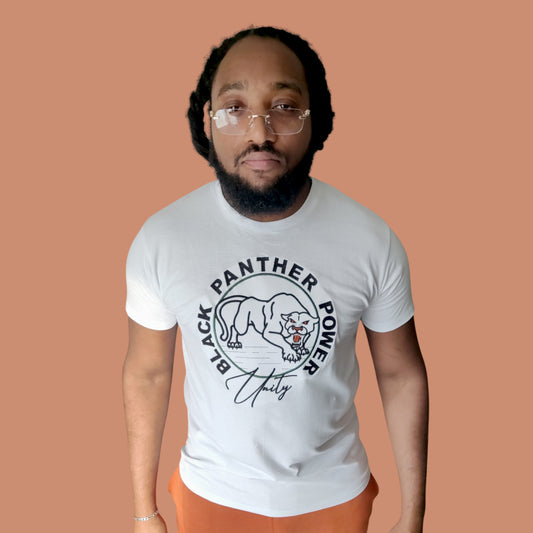 T-shirt Brodée Black Panther