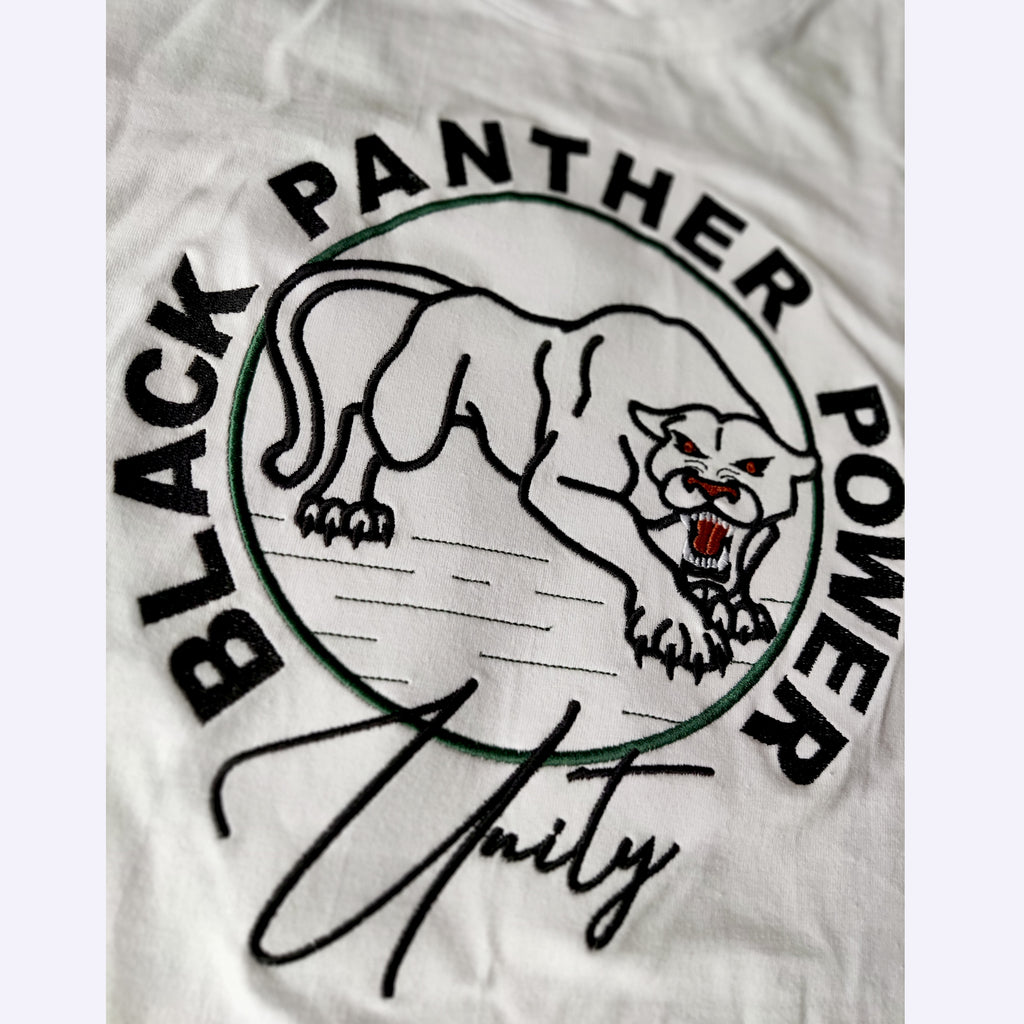 T-shirt Brodée Black Panther