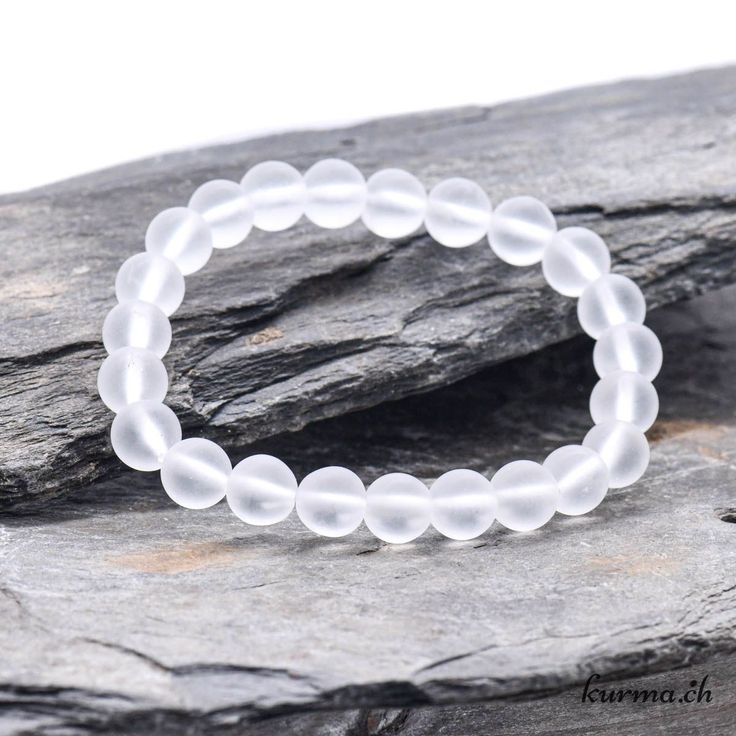 Bracelet en pierre de Cristal de roche