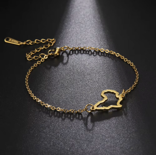 Bracelet Carte d'Afrique