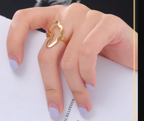 Bague carte D'afrique