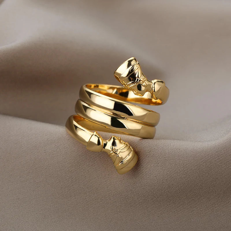Bague Égyptienne à double spirale