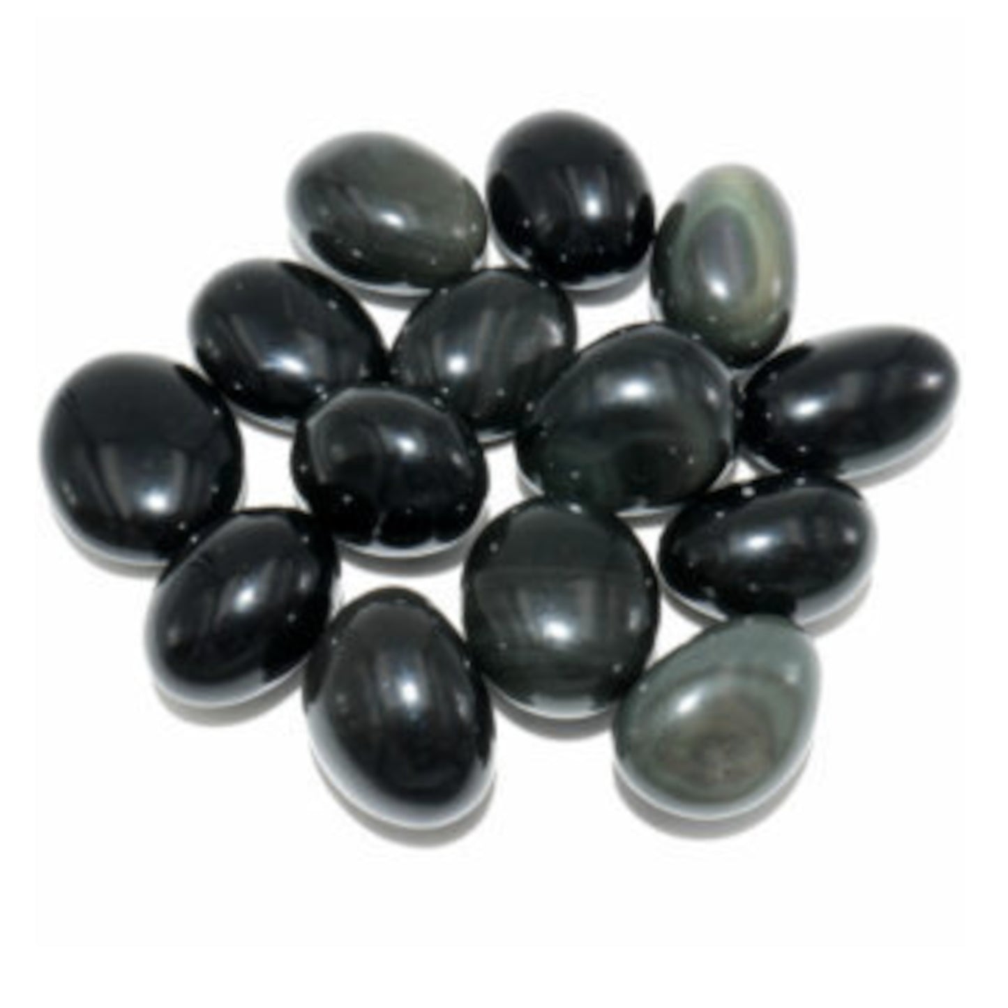 Bracelet en pierre d'Obsidienne oeil céleste