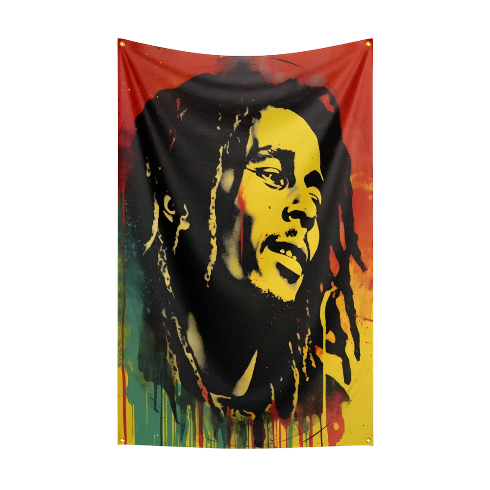Drapeaux Reggae Bob Marley