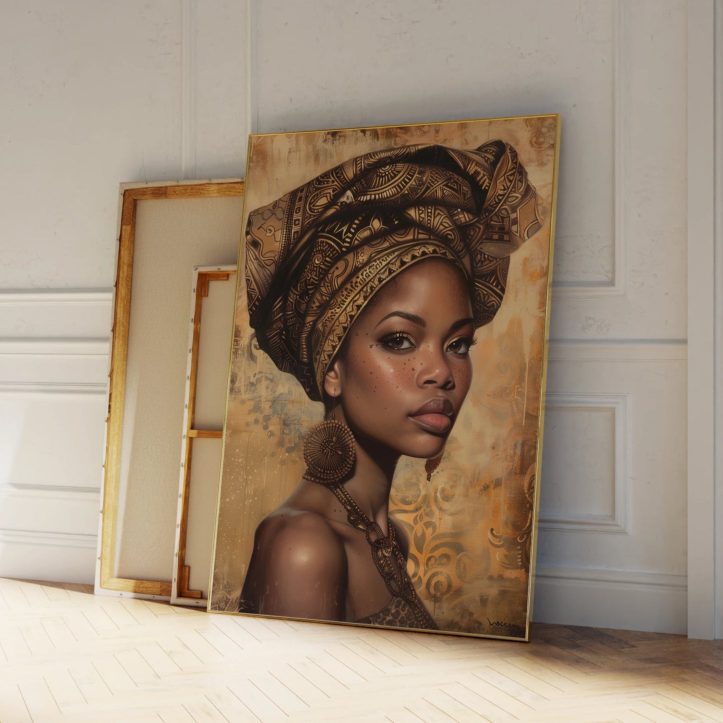 Toile africaine deco