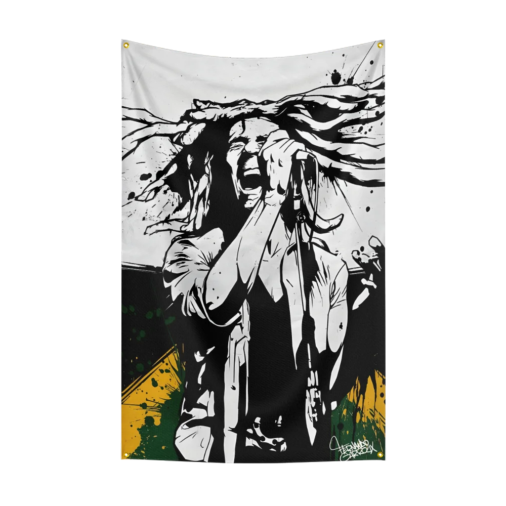 Drapeaux Reggae Bob Marley