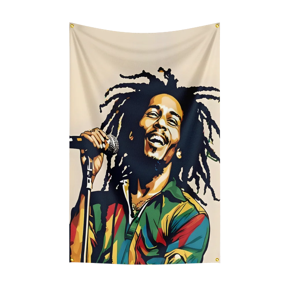 Drapeaux Reggae Bob Marley