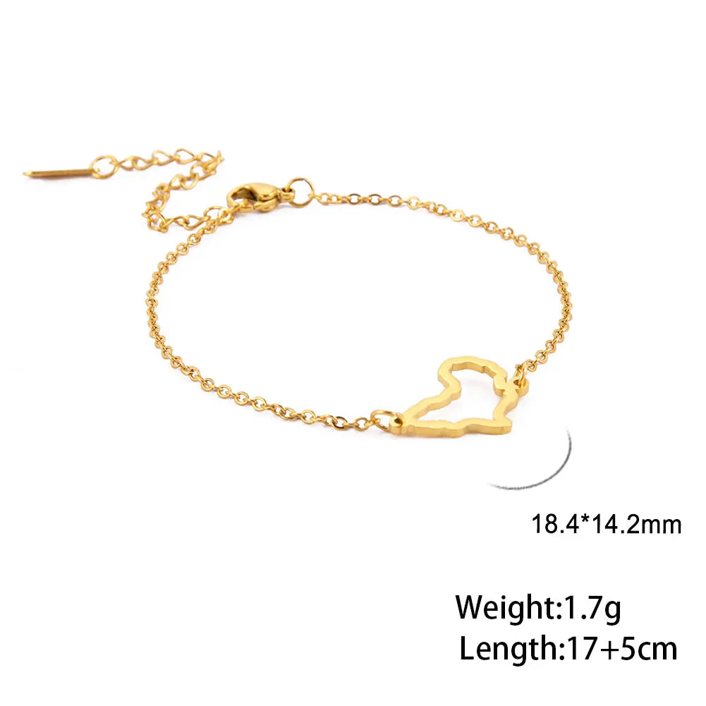 Bracelets carte d'Afrique