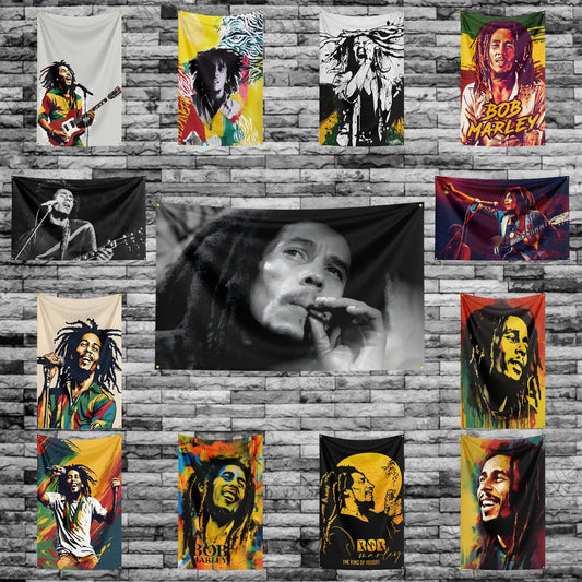 Drapeaux Reggae Bob Marley