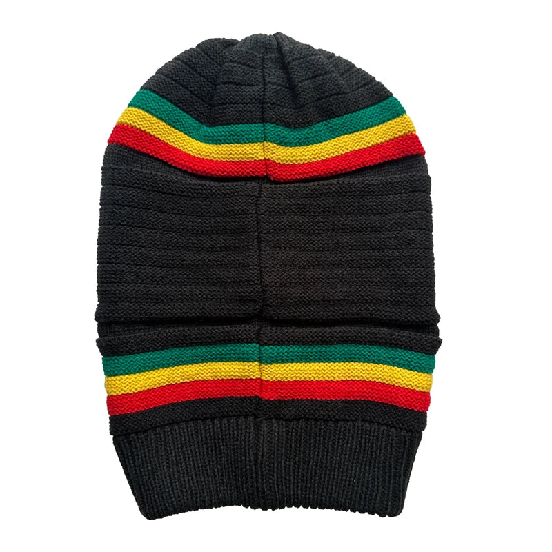 Bonnet vert jaune rouge