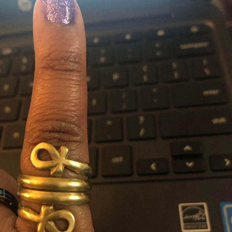 Bague Égyptienne à double spirale