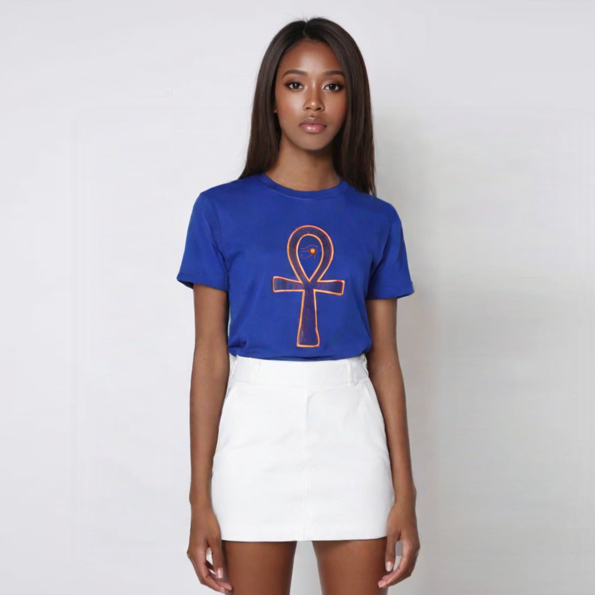 T-shirt Brodée Ankh Horus