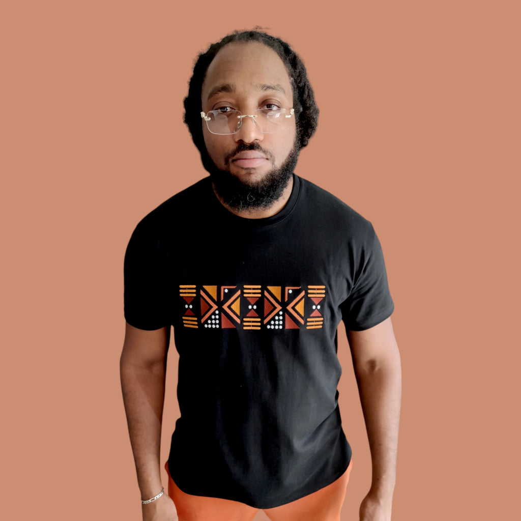 T-shirt Brodée Bogolan