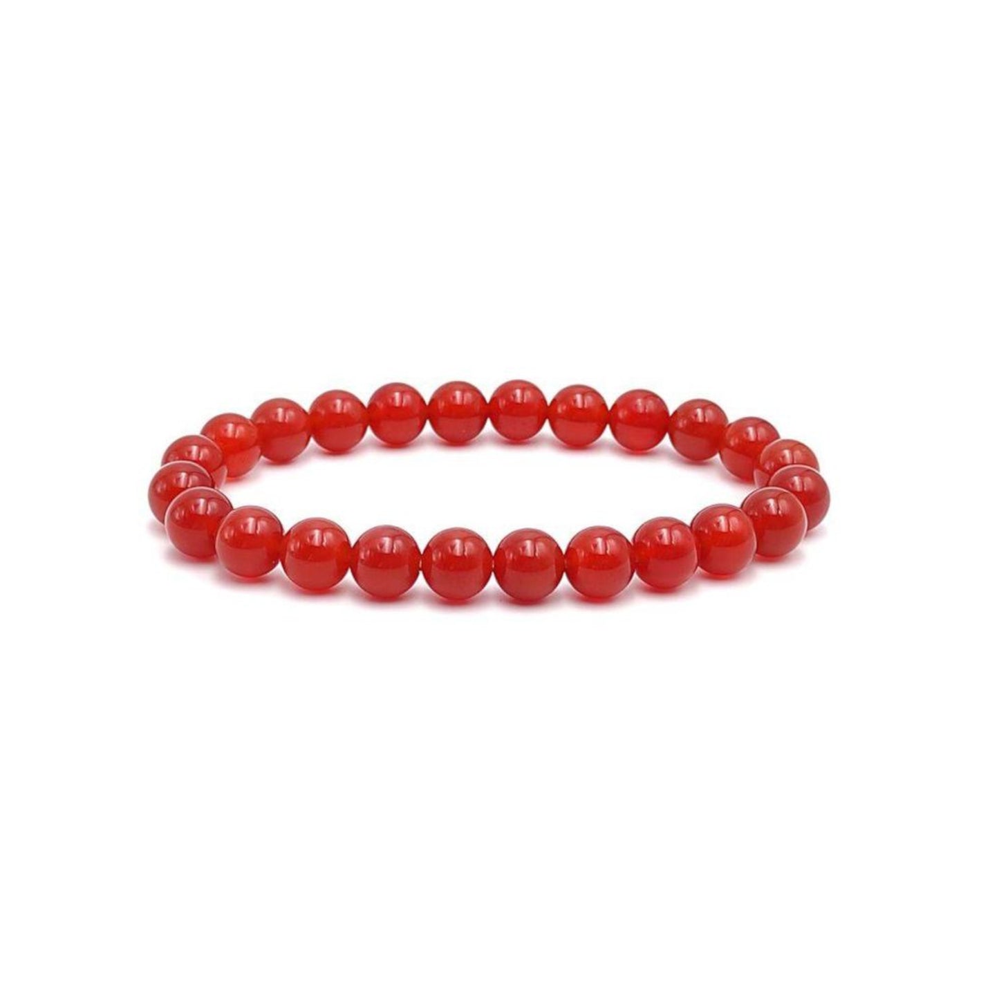 Bracelet en pierre Cornaline