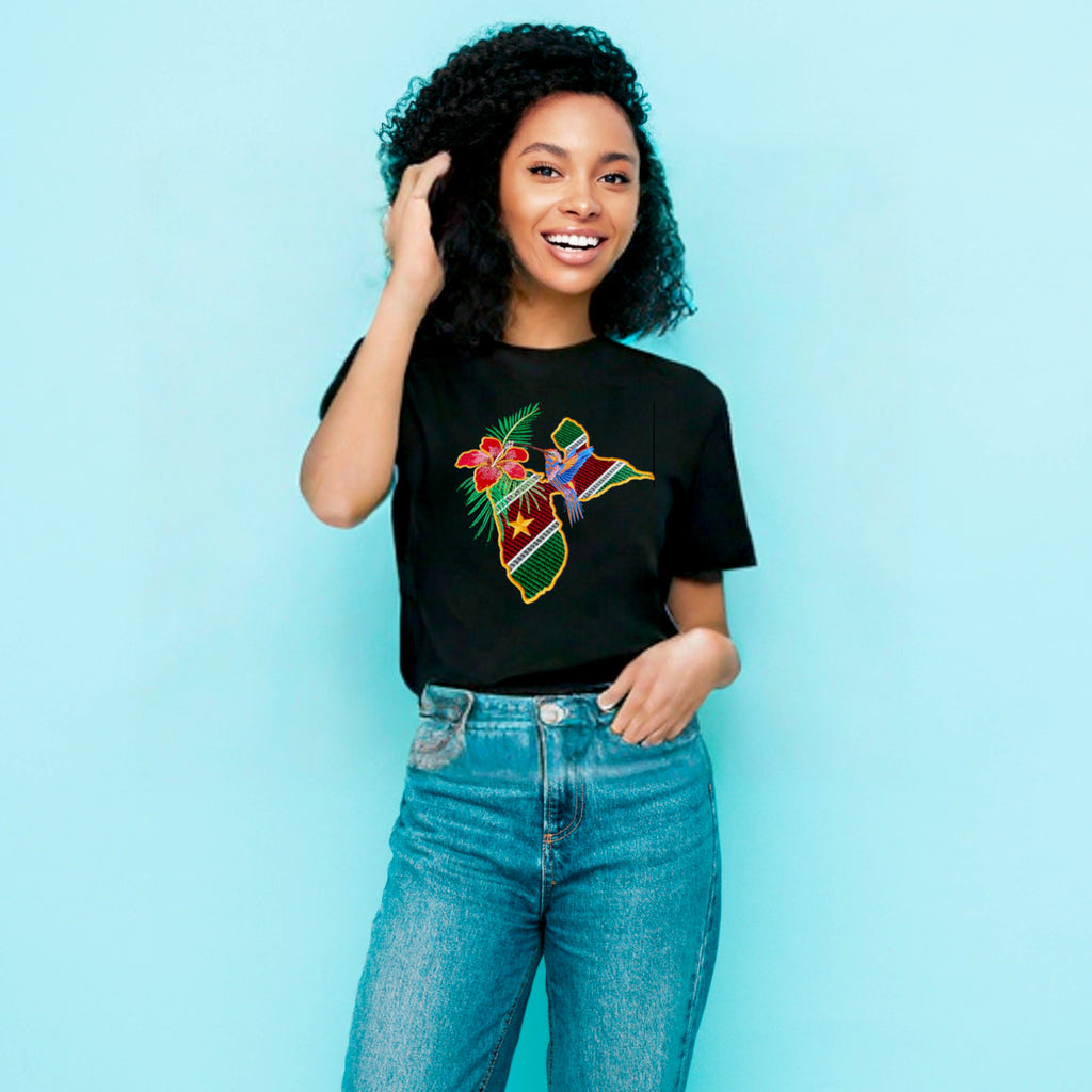 T-shirt Brodée Gwada independant