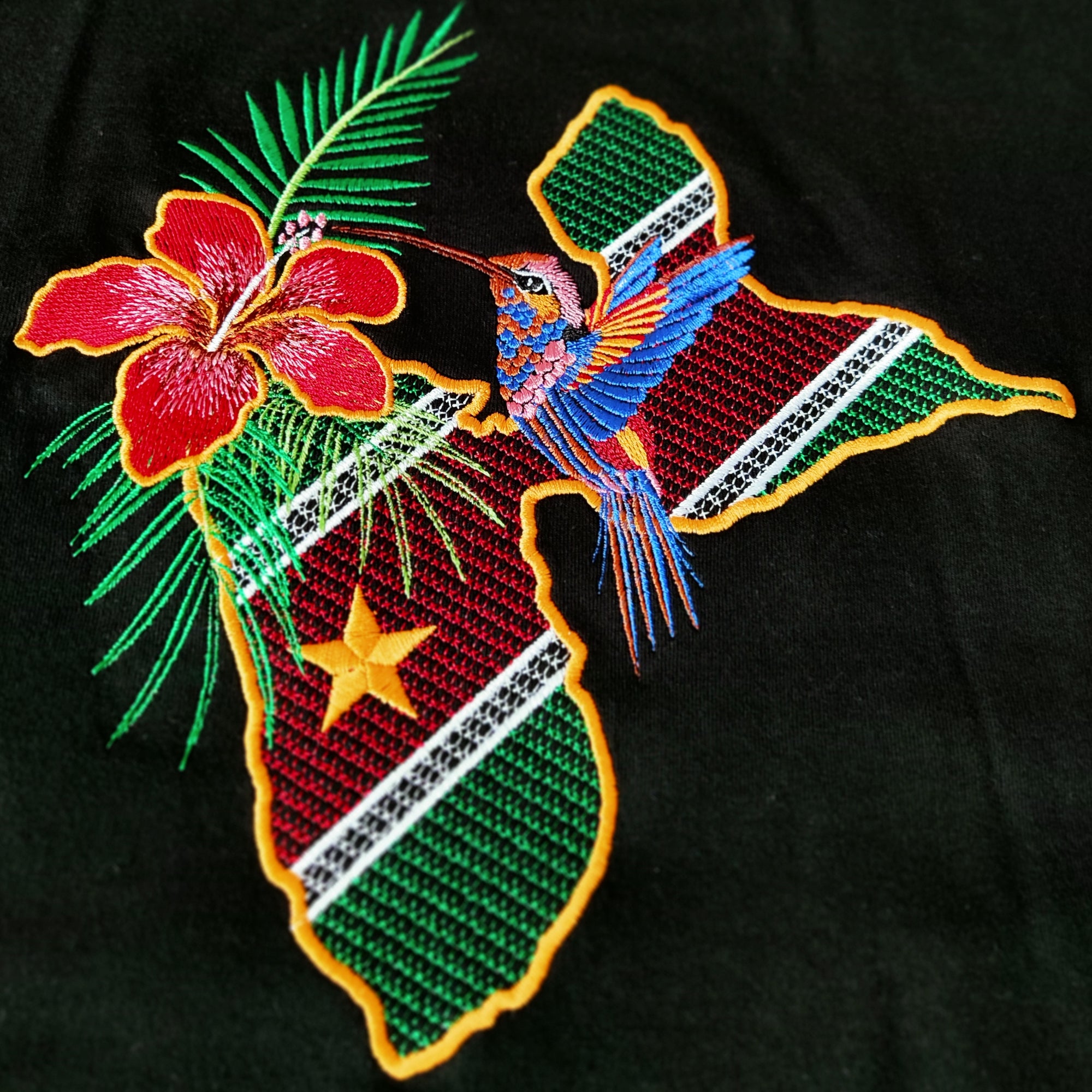 T-shirt Brodée Gwada independant