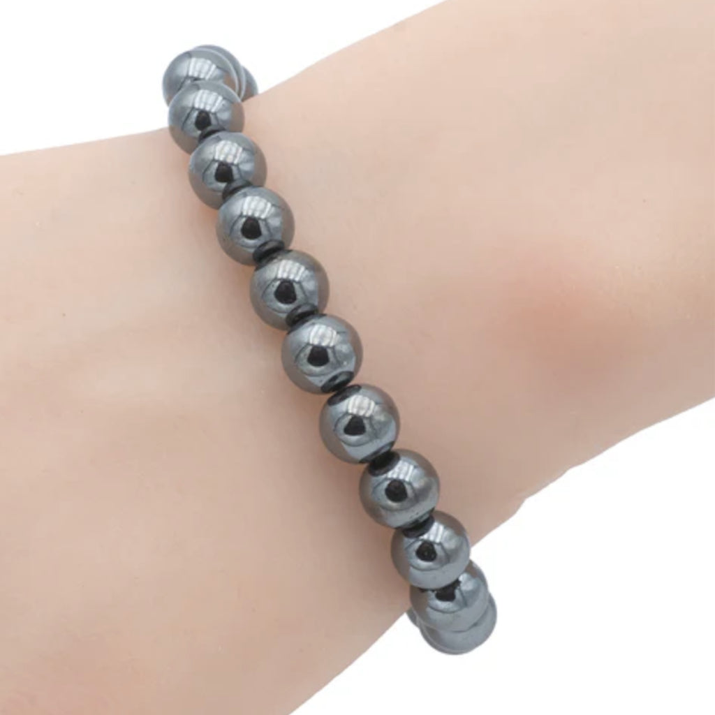 Bracelet en pierre d'Hématite