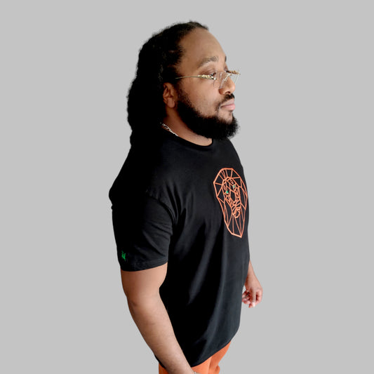 T-shirt Brodée Lion