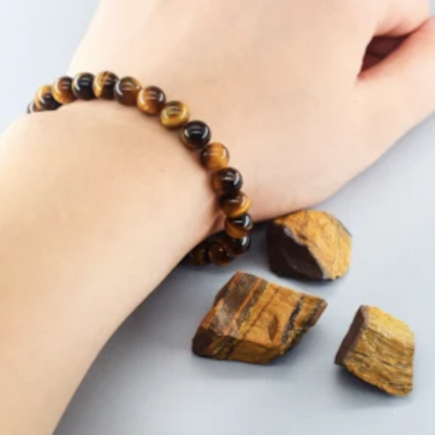 Bracelet en pierre oeil de tigre