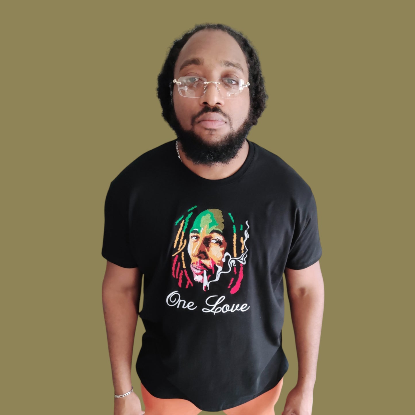 T-shirt Brodée One Love