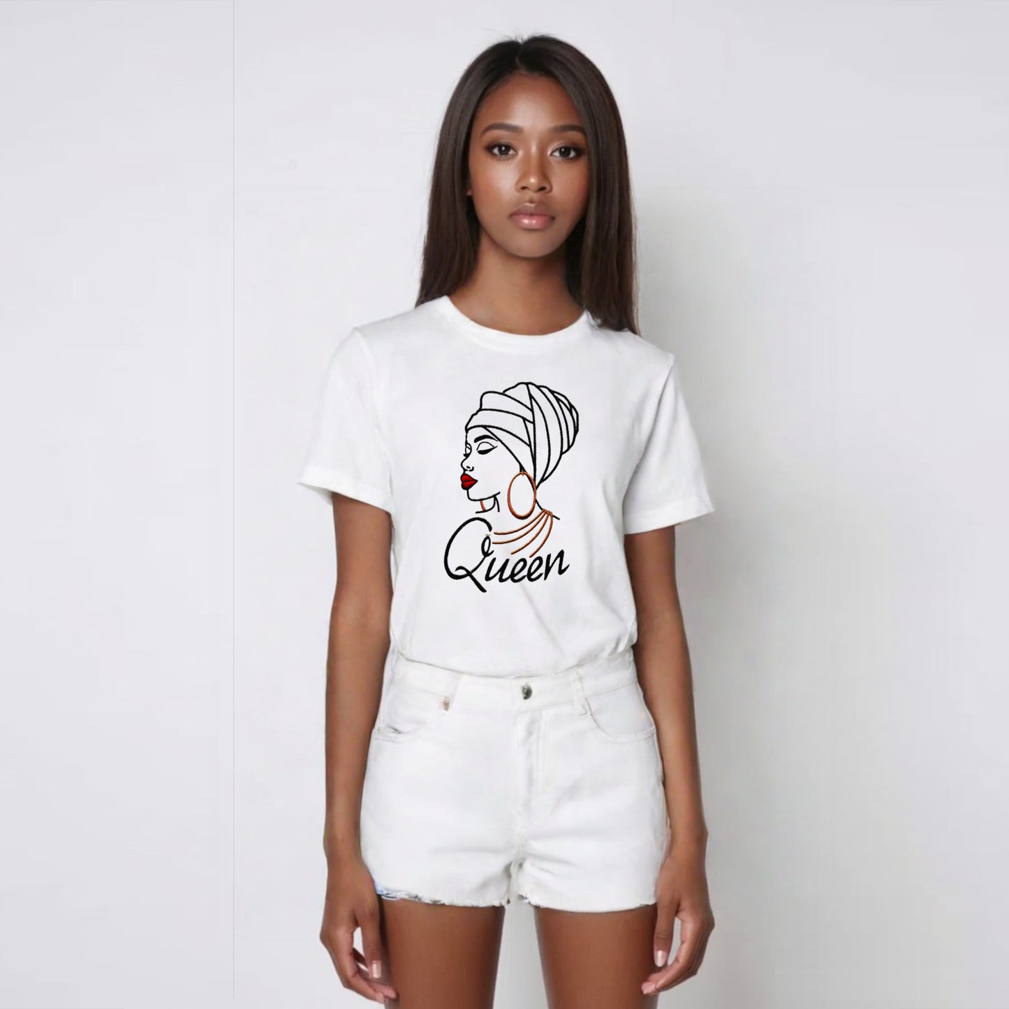 T-shirt Brodée Queen