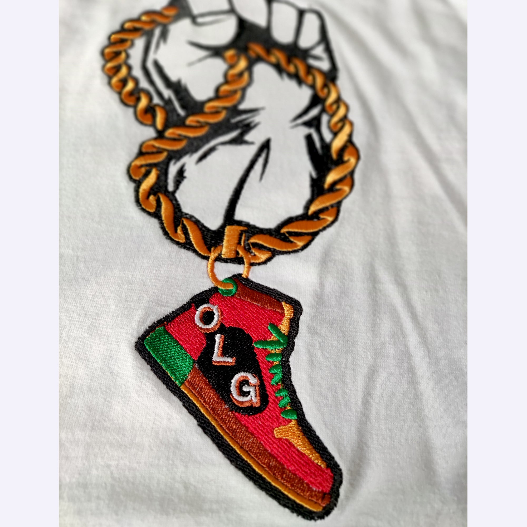 T-shirt Brodée Power Shoes